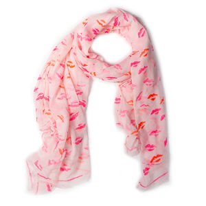 BECK SONDER GAARD WHITE & PINK SCARF & BAG | WOMENS SIZE 195CM